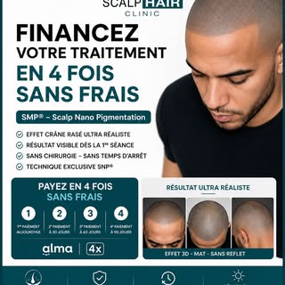 SMP® – Scalp Nano Pigmentation (SNP®)

• Technique ultra réaliste avec effet 3D mat, sans reflet de 