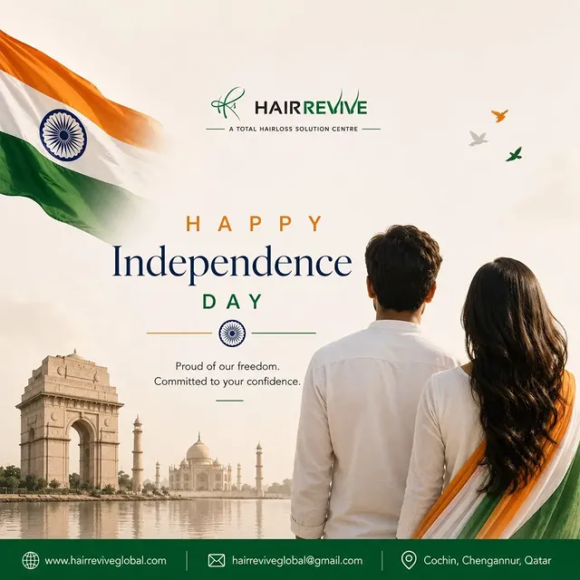 Freedom to be yourself. Confidence to embrace every version of you. ✨

This Independence Day, Hair R