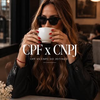 CPF vs CNPJ. 🤎

Por trás de todo CNPJ, existe um CPF da vida real: trabalhando, sonhando, resolvend