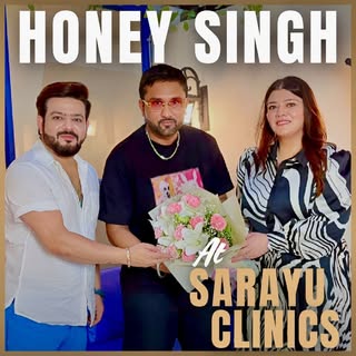 Once again, a heartfelt welcome to the legendary Singer & Rapper YoYo Honeysingh at Sarayu Clinics.
