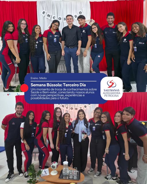 O terceiro dia da Semana Bússola foi repleto de aprendizados! 💙✨

Hoje foi dia da Liga de Saúde e B