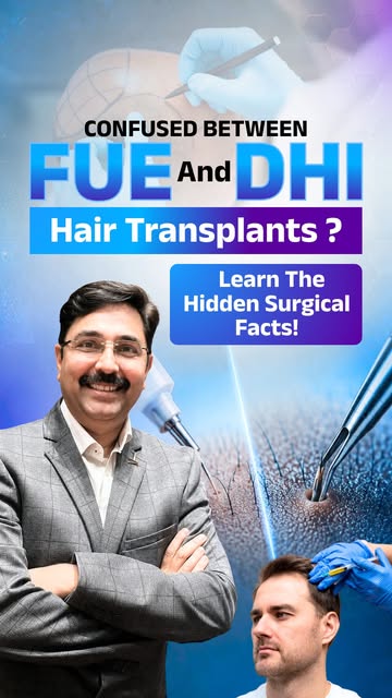 FUE vs DHI - are they really two different hair transplant techniques? 🤔

Many patients ask, 'Docto