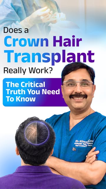 Can Hair Transplant work for the Crown Area?

Yes, it can - but crown transplantation needs careful 