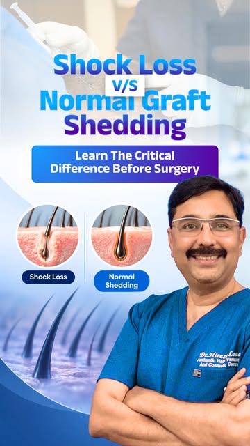 Shock Loss after Hair Transplant, should you be worried?

A few weeks after Hair Transplant, some ex