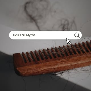 ❌ Hair fall myths can delay the right treatment.

Swipe through to separate facts from fiction and u
