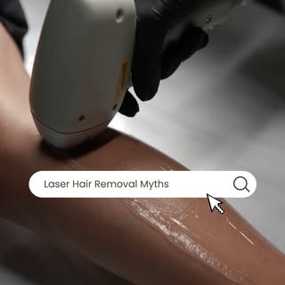 ✨ Tired of shaving, waxing, and dealing with ingrown hairs?

Let’s bust some common Laser Hair Remov