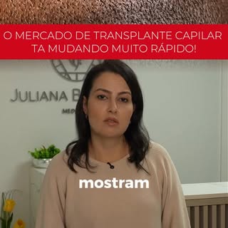 O mercado de transplante capilar está crescendo.
Mas o mais importante não é o crescimento.É a direç