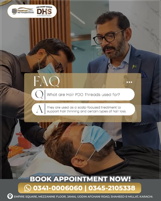 Hair PDO Threads offer a scalp-focused approach designed to support hair thinning and certain types 