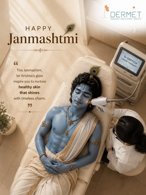 This Janmashtami, let Krishna’s divine glow inspire you to care for your skin and embrace a healthy,