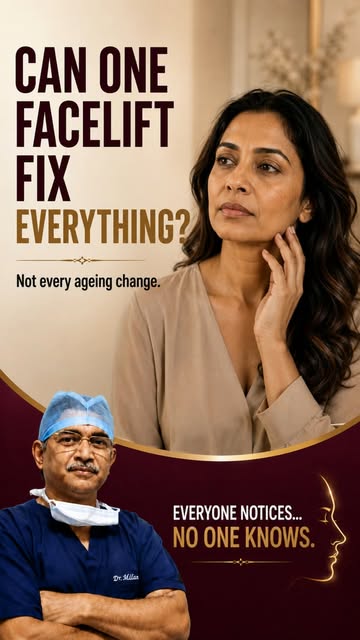 Can one facelift fix every sign of ageing?

Not exactly.

A facelift mainly addresses tissue descent