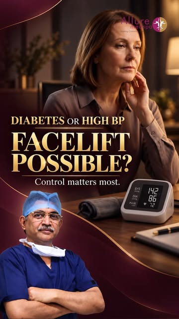 Diabetes or high BP — can you still have a facelift?

Yes, potentially — if your medical conditions 