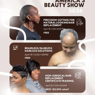 I’m honored to be teaching at the America’s Beauty Show 2026 this April ✂
If you’re a stylist who wa