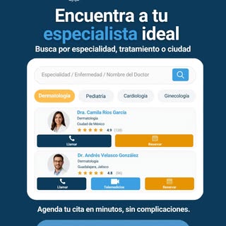 ¿Cuánto tiempo pierdes buscando "el especialista correcto" en internet? ⏱️

En Top Doctors puedes bu