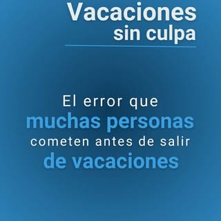 El trabajo dignifica, pero el descanso te devuelve la humanidad. 😌 No te vayas de vacaciones con la