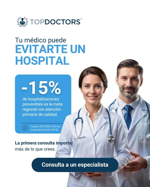 🩺 La atención primaria no es "el paso antes del especialista" — es lo que puede evitarte llegar al 
