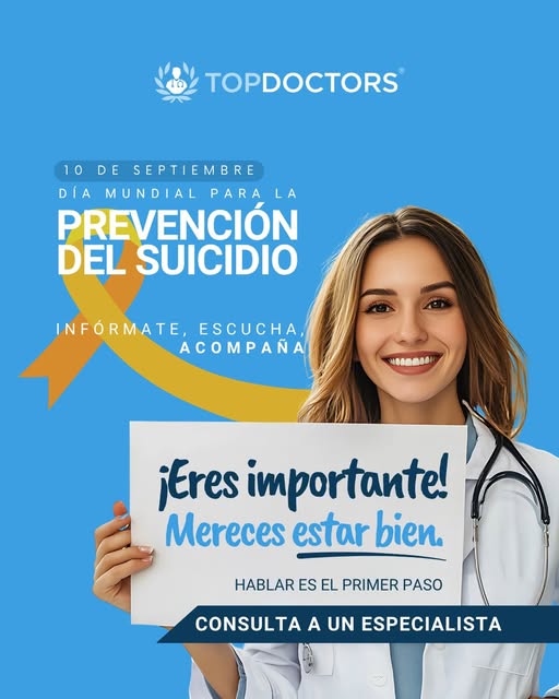 Hoy es el Día Mundial para la Prevención del Suicidio. 💛

A veces la diferencia la hace una pregunt
