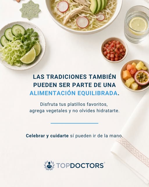 Disfruta la tradición. Cuida de ti. ❤️

Una alimentación saludable no significa dejar de disfrutar: 