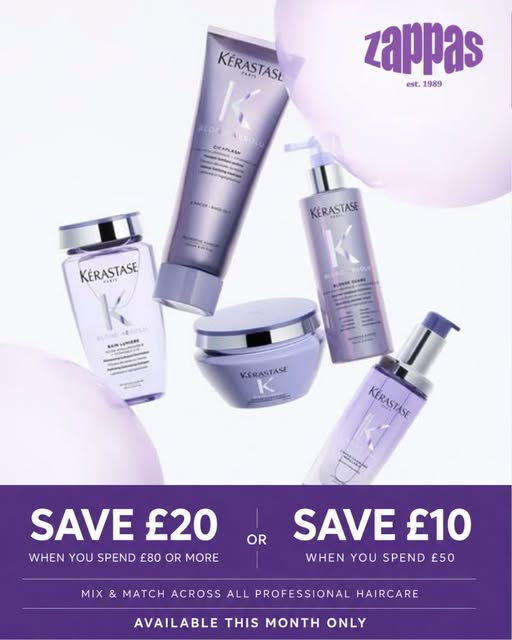 September haircare savings 💜

It’s the perfect time to stock up on your professional haircare favou