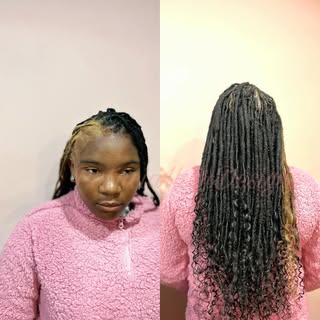 Extended locs 
#locextensions #locs #womenlocstyles #boholocs