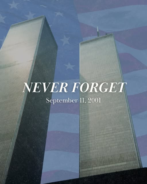 Today we honor and remember the lives lost September 11, 2001. 🇺🇸 #neverforget