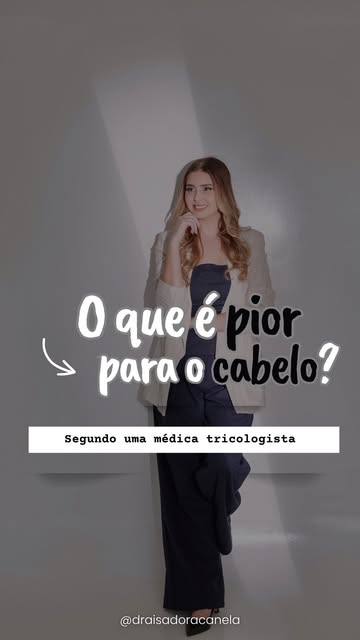 O que é pior para o cabelo? 👀

A minha escolha para o pior hábito desse ranking pode surpreender mu