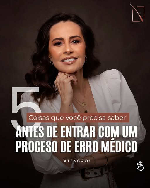 Se você ou alguém próximo passou por uma situação que pode envolver erro médico, encaminhe este cont