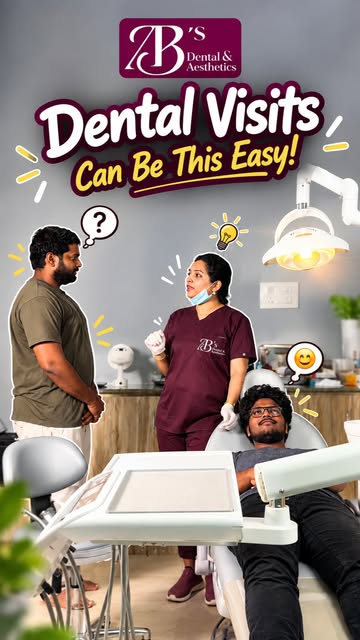 🦷✨ Dental Visits Can Be This Easy!

Dental check-up ante tension avvalsina avasaram ledu! 😌
At AB’