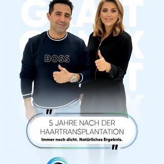 🌟5 Jahre nach der Haartransplantation – immer noch dicht.

💎Unser Patient hat seine Haartransplant