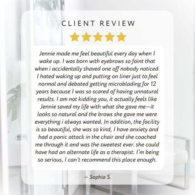 Reviews like this remind us why we do what we do. This is the kind of transformation that goes far b