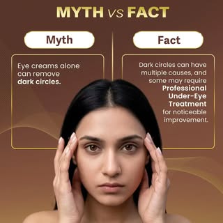 Dark circles aren’t always solved by eye creams alone.

The truth? They can have multiple causes, an