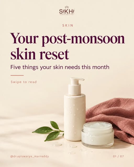 Post-monsoon skin acting up? 🌧️ Here's your reset 👇

The rains leave skin sensitised, oilier, and 