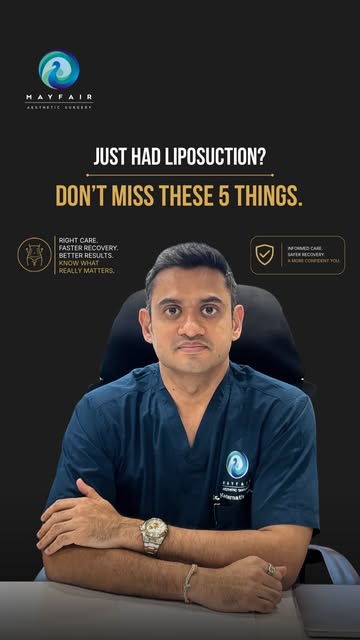 Liposuction may shape the body, but recovery shapes the result. 😉✨

The surgery is one part of the 