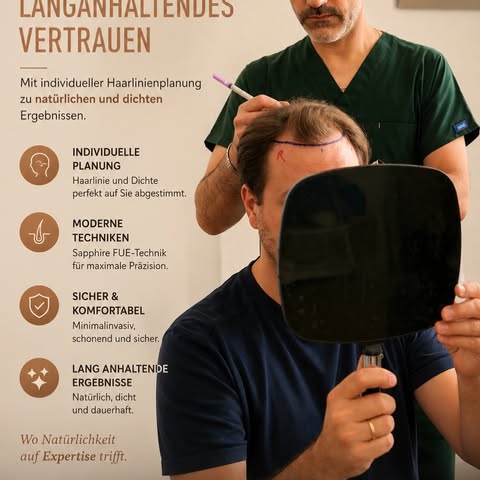 Volles Haar bedeutet für viele mehr Selbstbewusstsein und Lebensqualität. 💇‍♂️✨ 
Mit der modernen F