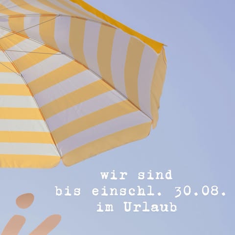 Urlaub voraus! ☀️🏖️
Wir gönnen uns eine kleine Auszeit: Bis einschließlich 30.08. bleibt unsere Pra