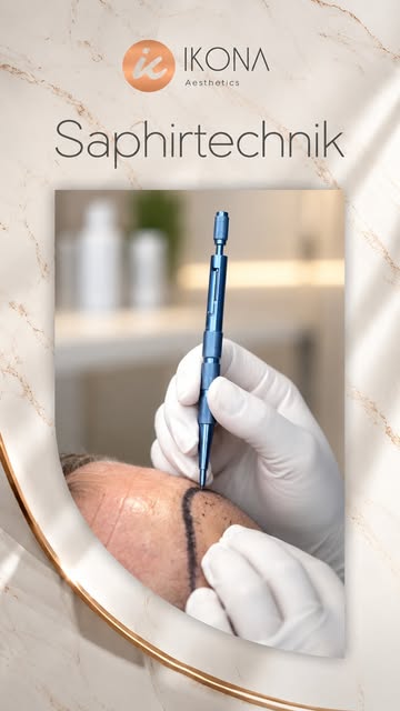 Die Sapphire-Technik ermöglicht eine präzise und schonende Haartransplantation mit natürlichen Ergeb