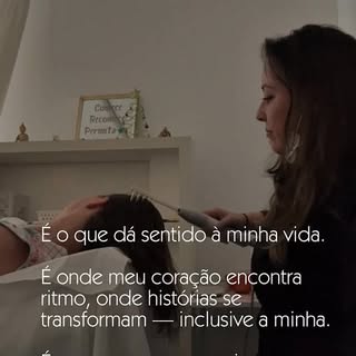 Não é apenas um trabalho: 
💚 É o que dá sentido a minha vida 
💚 É onde meu coração encontra ritmo,