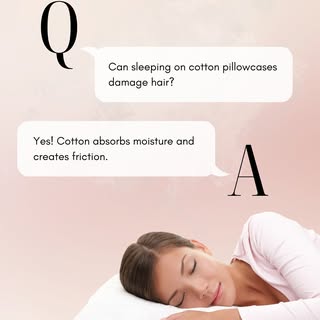 Did you know that silk pillowcases keep hair smooth and hydrated? Unlike cotton, which absorbs moist