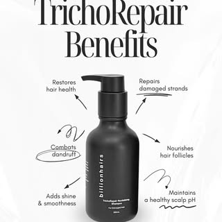 Healthy hair starts at the root. 🌱

Our TrichoRepair formula nourishes, strengthens, and revitalise