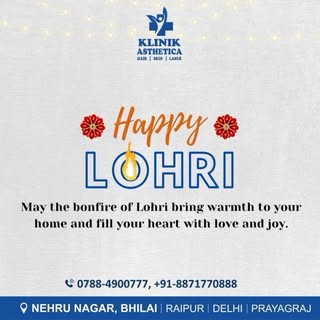 Happy Lohri everyone from Klinik Asthetica 
🤩🤩🤗🤗
#reels #lohri #dermatologist #lohricelebration 
