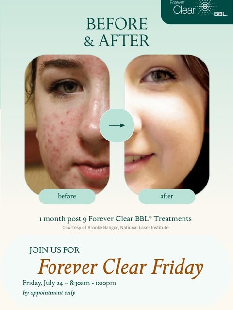 We’re ONE week away from our Forever Clear Friday Event on July 24 from 8:30 AM–1:00 PM 🤗

If clear