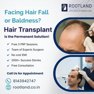 Facing hair fall or baldness?
Get a permanent solution with advanced hair transplant techniques.

✔ 