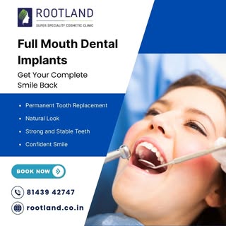 Get your complete smile back with Full Mouth Dental Implants 😁
Say goodbye to missing teeth and hel