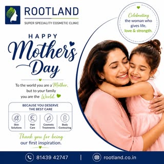 Happy Mother’s Day from Rootland Cosmetic Clinic 🌸

A mother’s love is the purest form of care, bea