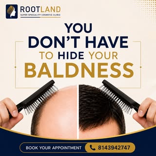The problem isn’t baldness…
It’s how it slowly steals your confidence. 💭

Avoiding photos.
Fixing y