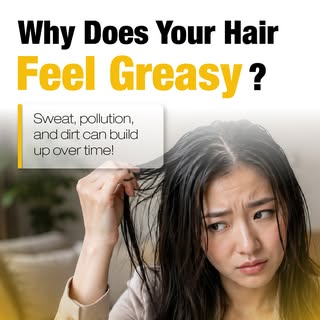 Hair feeling greasy even after washing? 🌱
Many people think oily hair is only caused by excess oil,