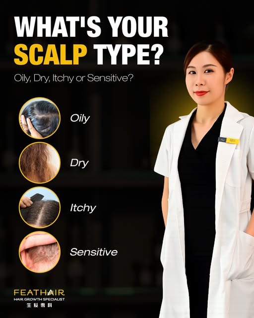 What's your scalp type? 👀
🫧 Oily and greasy?
🌵 Dry and tight?
😣 Itchy or uncomfortable?
🌸 Sensi