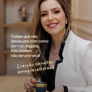 As canetas emagrecedoras transformaram a vida de muita gente, e isso é ótimo, mas existe uma consequ