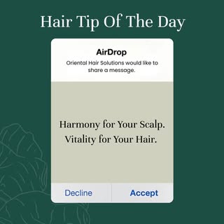 Your daily reminder that beautiful hair begins beneath the surface. 🌱 

True harmony for your scalp