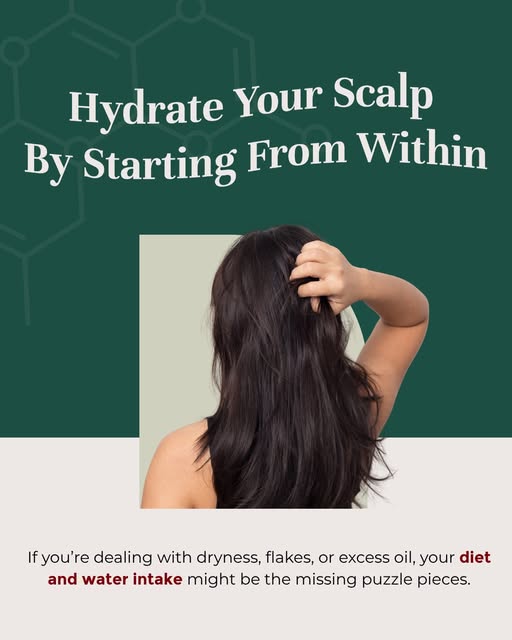 Healthy hair starts long before you step into the shower! 💧 While topical treatments have their pla