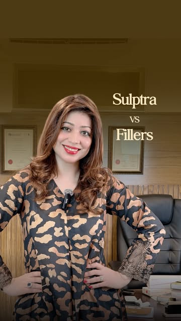 Sculptra or fillers? 
Fillers add volume. Sculptra supports collagen. 
DM Dr. Asma Javed to find wha
